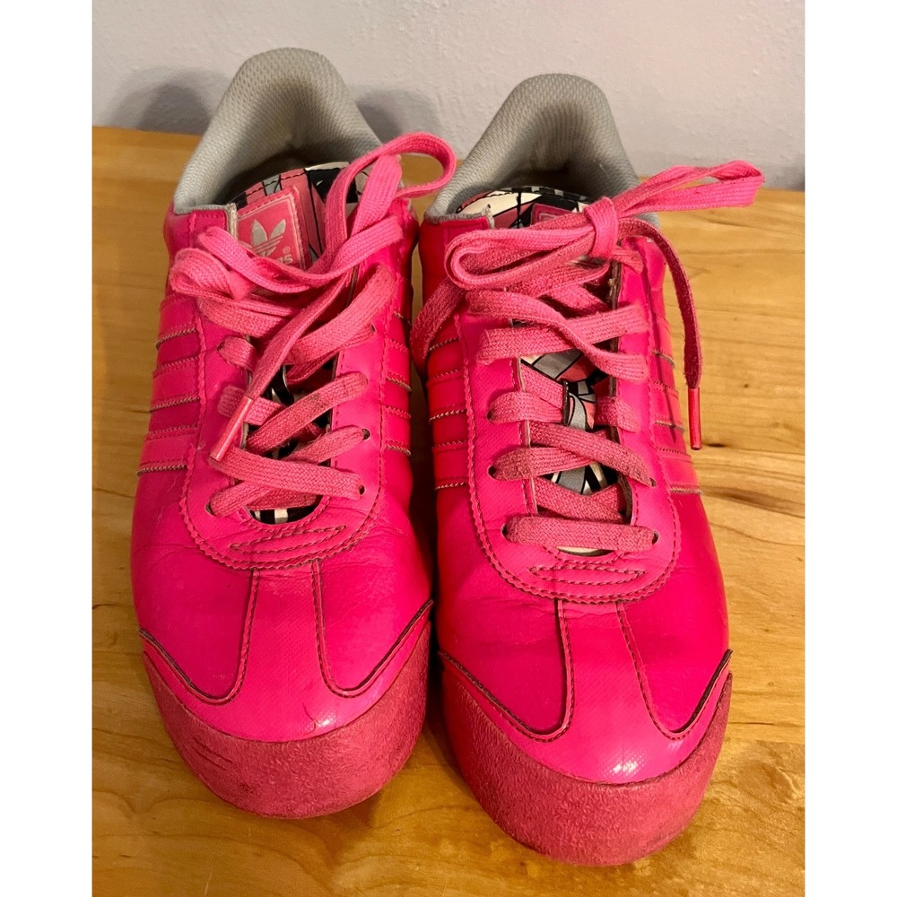 Adidas Samoa W Hot Pink Sneakers Womens Size 7.5 Y2K Barbiecore C75456 2014